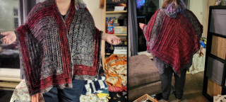 crocheted wrap